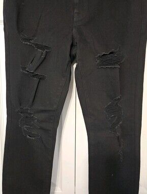 Aeropostle Jeans Women's Size 14 Stretch Thrashed Grunge Goth Punk